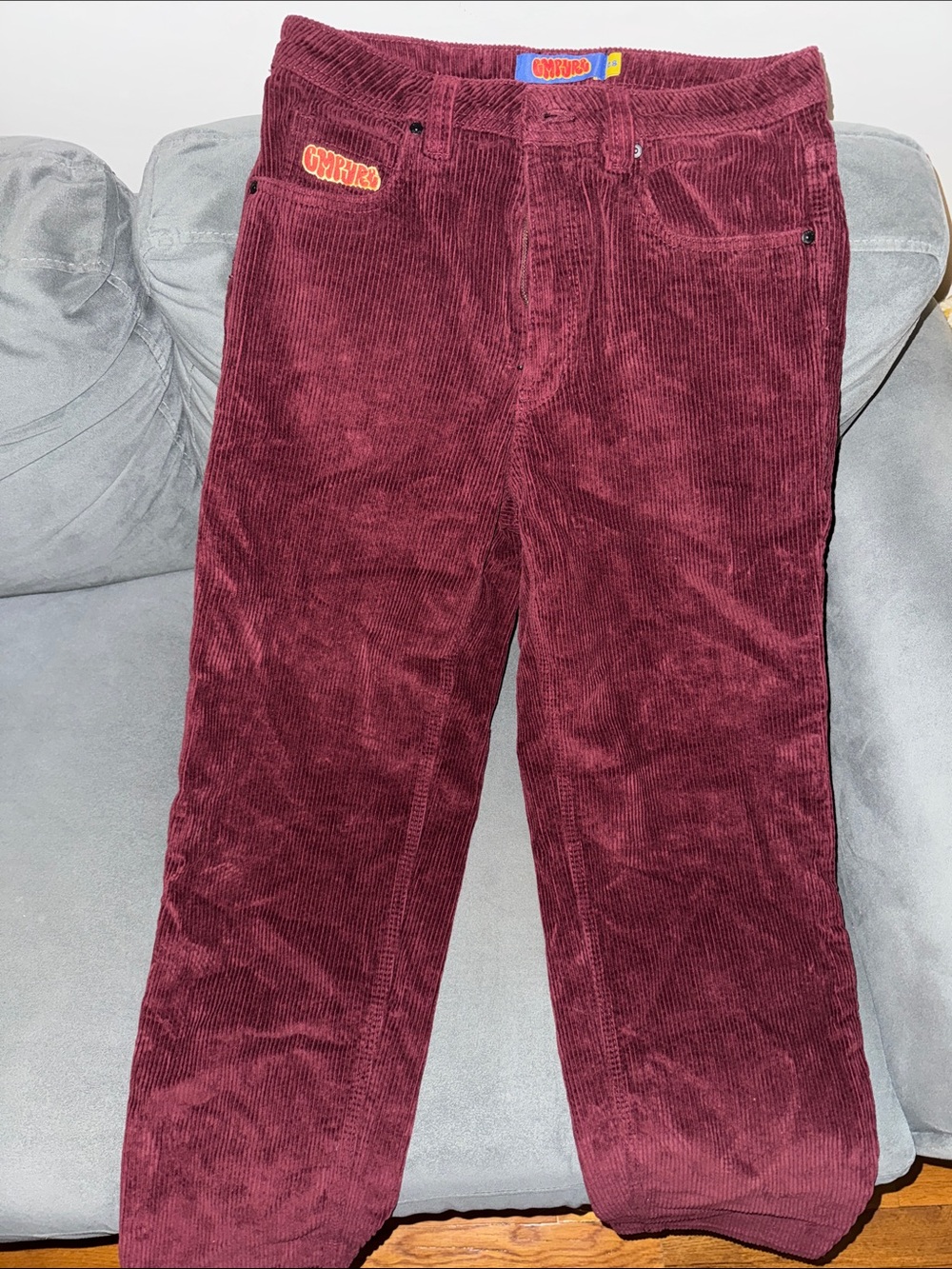 Empyre Burgundy Corduroy Wide Leg Pants
